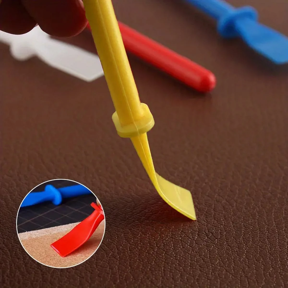 Glue Stick Pack - Polypropylene Spatula with Painting Scraper, Glue