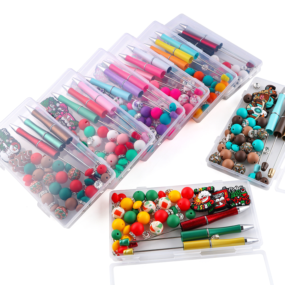 Stationery Office - 54Pcs/Box Ballpoint Pen DIY Bead Pen