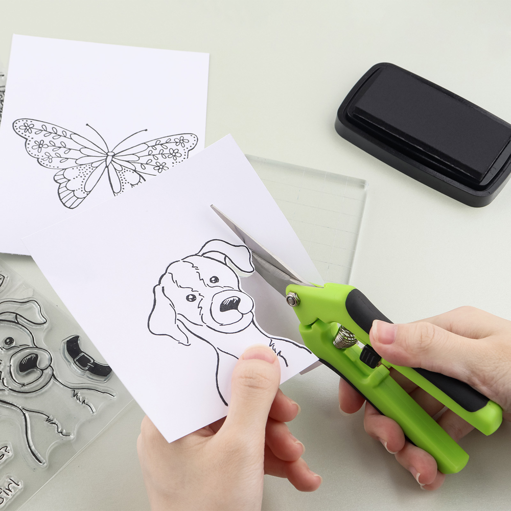 1Pcs Spring-Loaded Craft Shear - Scissors Stainless Craft のレビューと価格