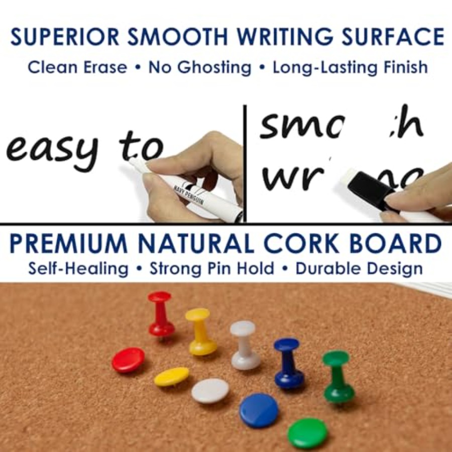 Combination Whiteboard Bulleti - Whiteboard Marker Set のレビューと価格