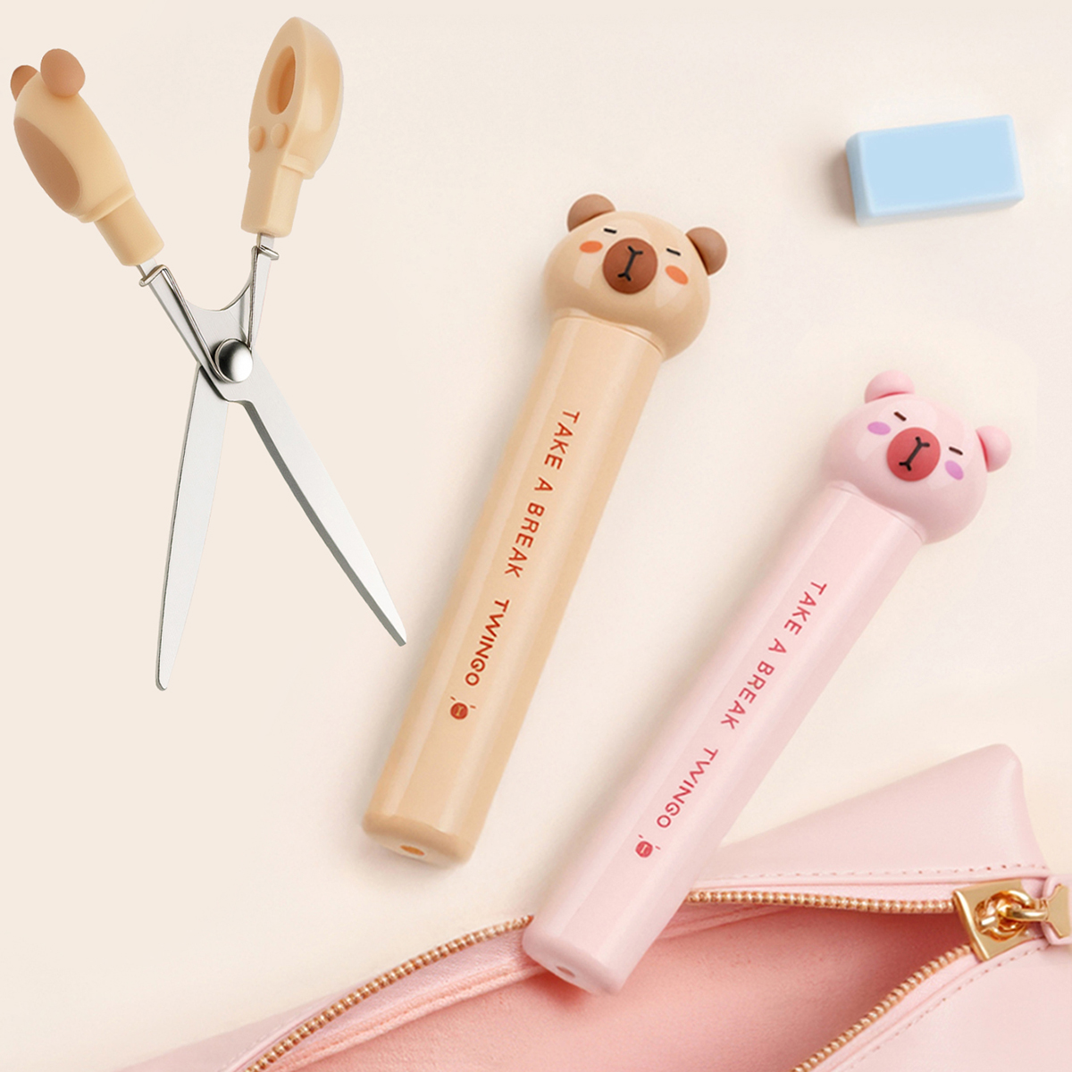 Capybara Scissor Cartoon Foldi - Stationery Office のレビューと価格