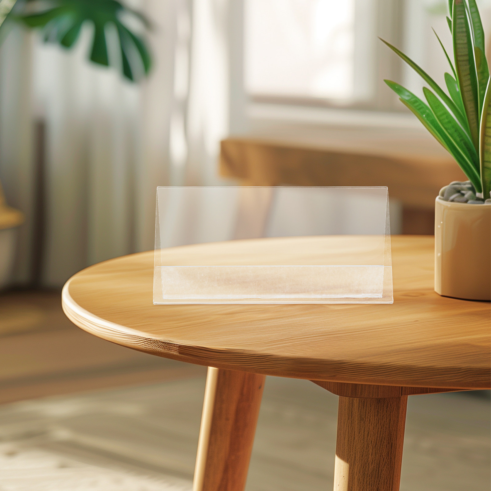 10Pcs Clear Transparent Table  - Desk Name Plate のレビューと価格