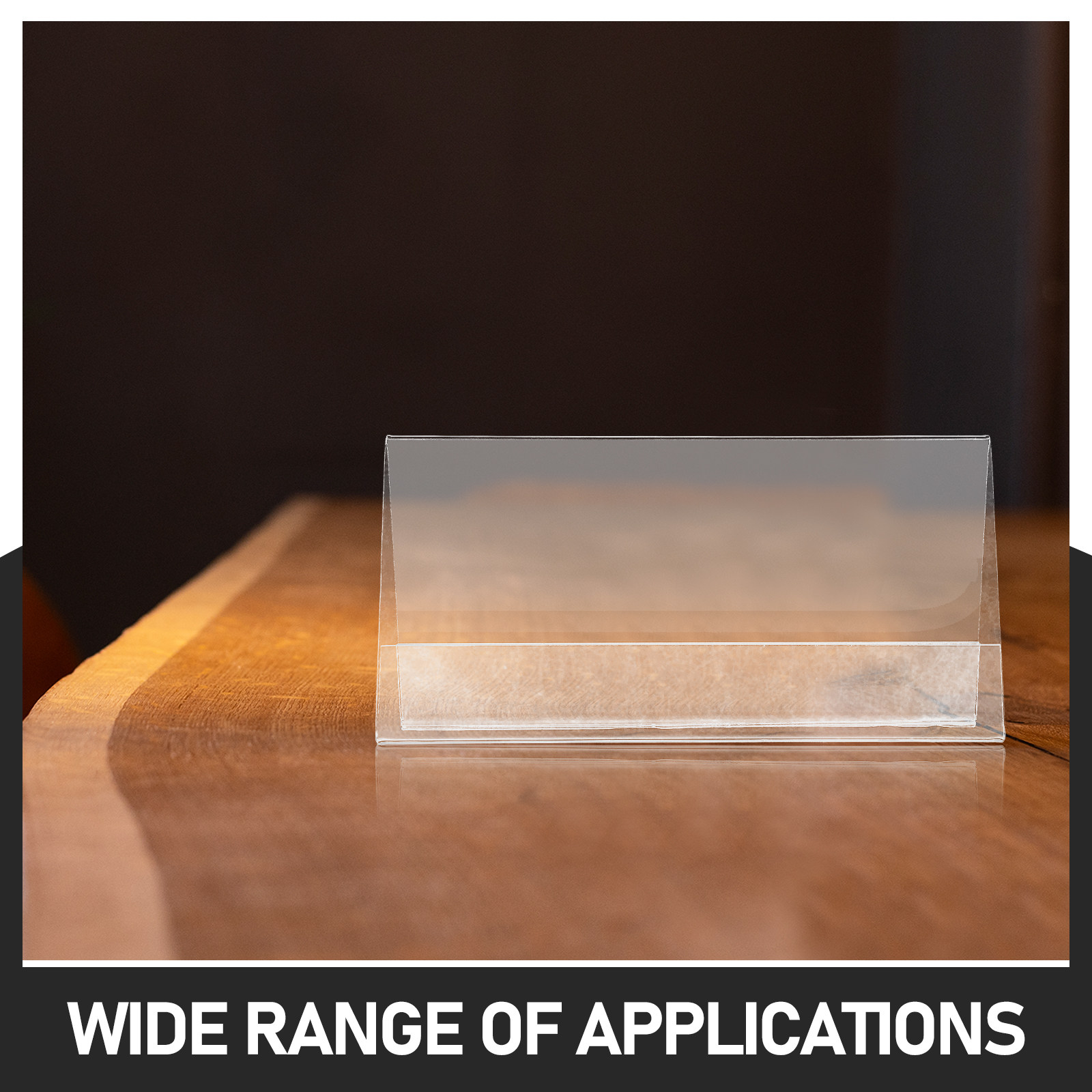 10Pcs Clear Transparent Table  - Desk Name Plate のレビューと価格