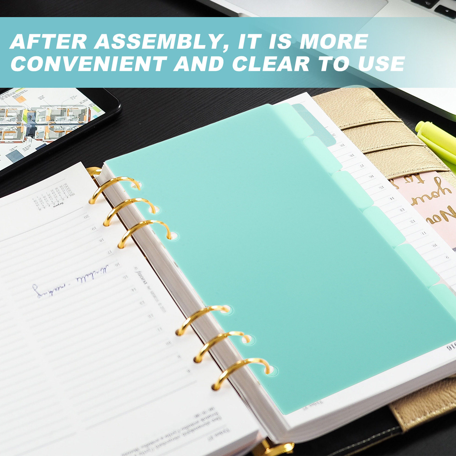 6 Sheets Binder Index Dividers - Index Tab Divider のレビューと価格
