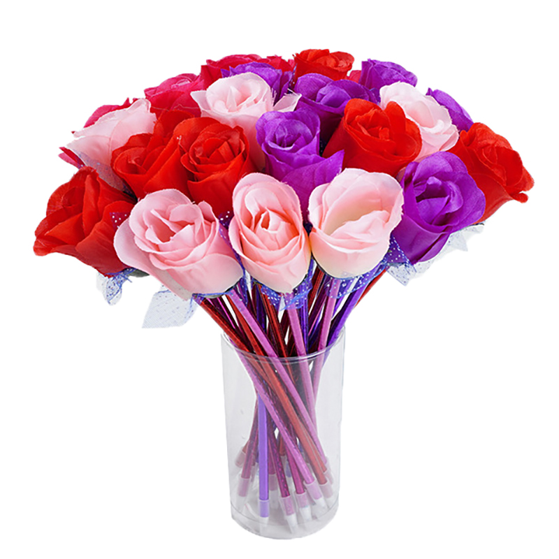 10Pcs Rose Ballpoint Pen Creat - Stationery Supplier のレビューと価格