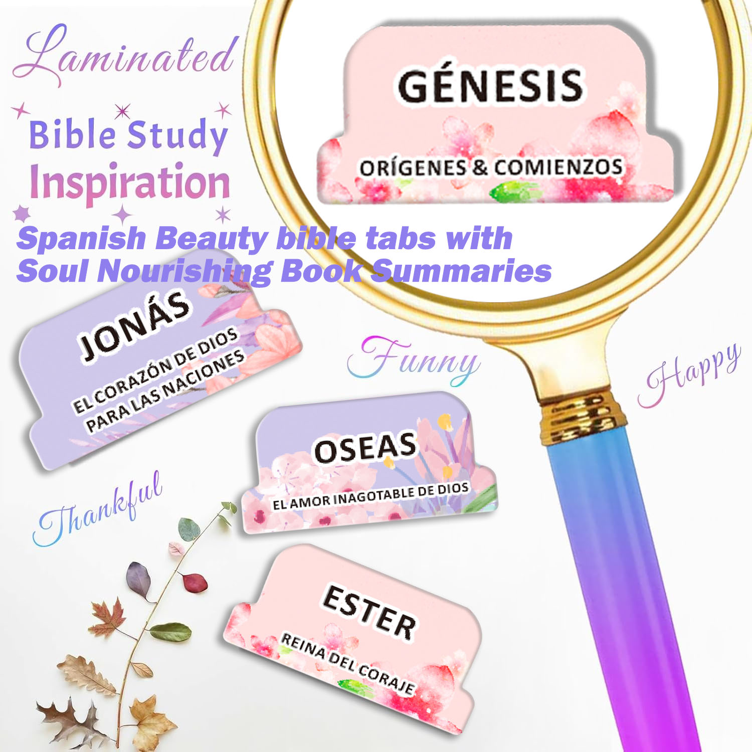 80pcs Spanish Bible Tabs-Soul  - Index Tab Divider のレビューと価格