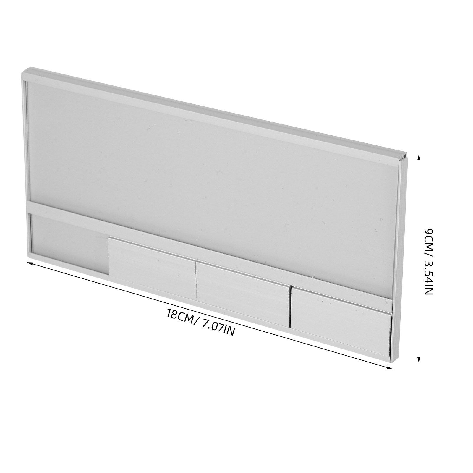 Sleek Aluminum Alloy Desk Name - Desk Name Plate のレビューと価格
