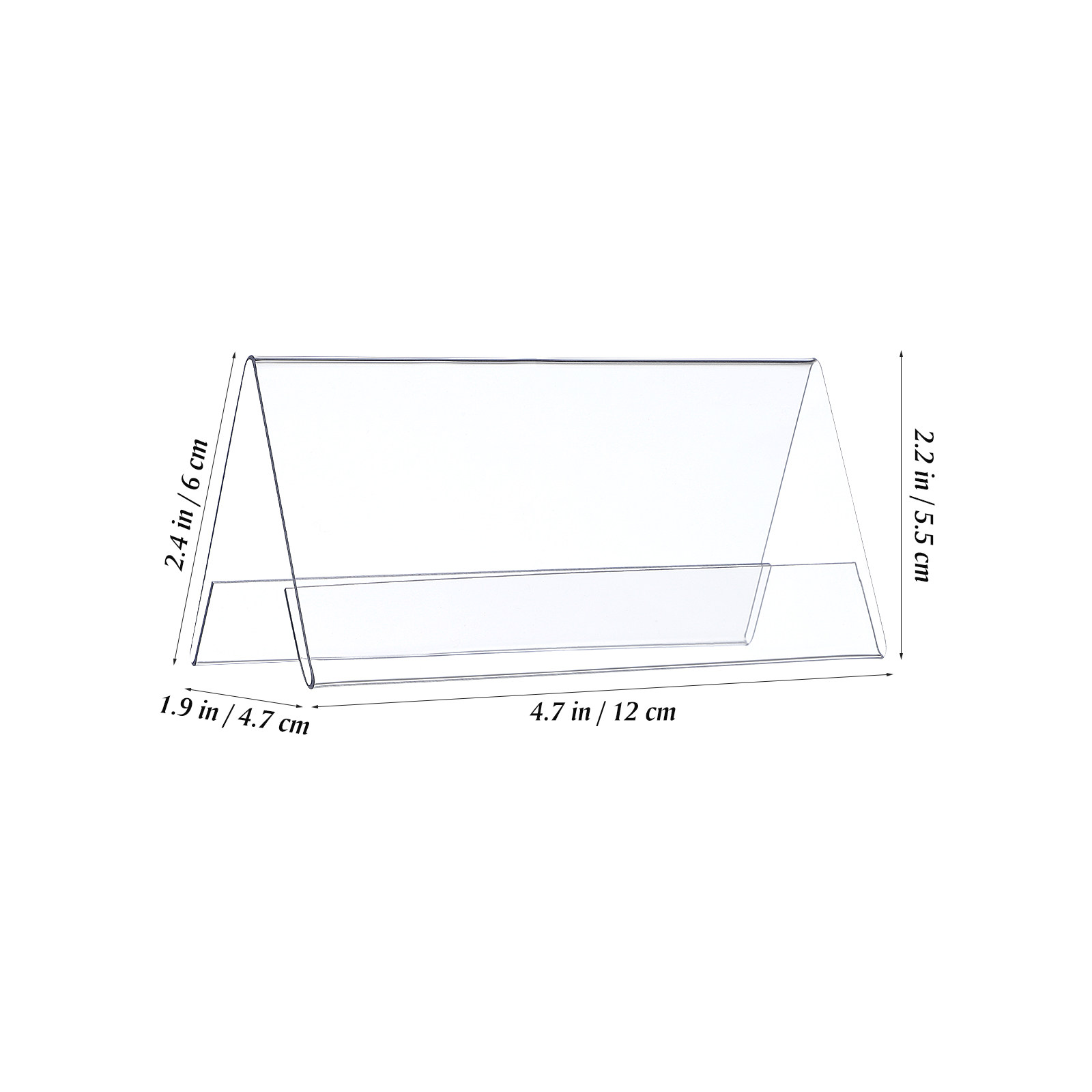 6Pcs Safe Smooth-Edge Acrylic  - Desk Name Plate のレビューと価格