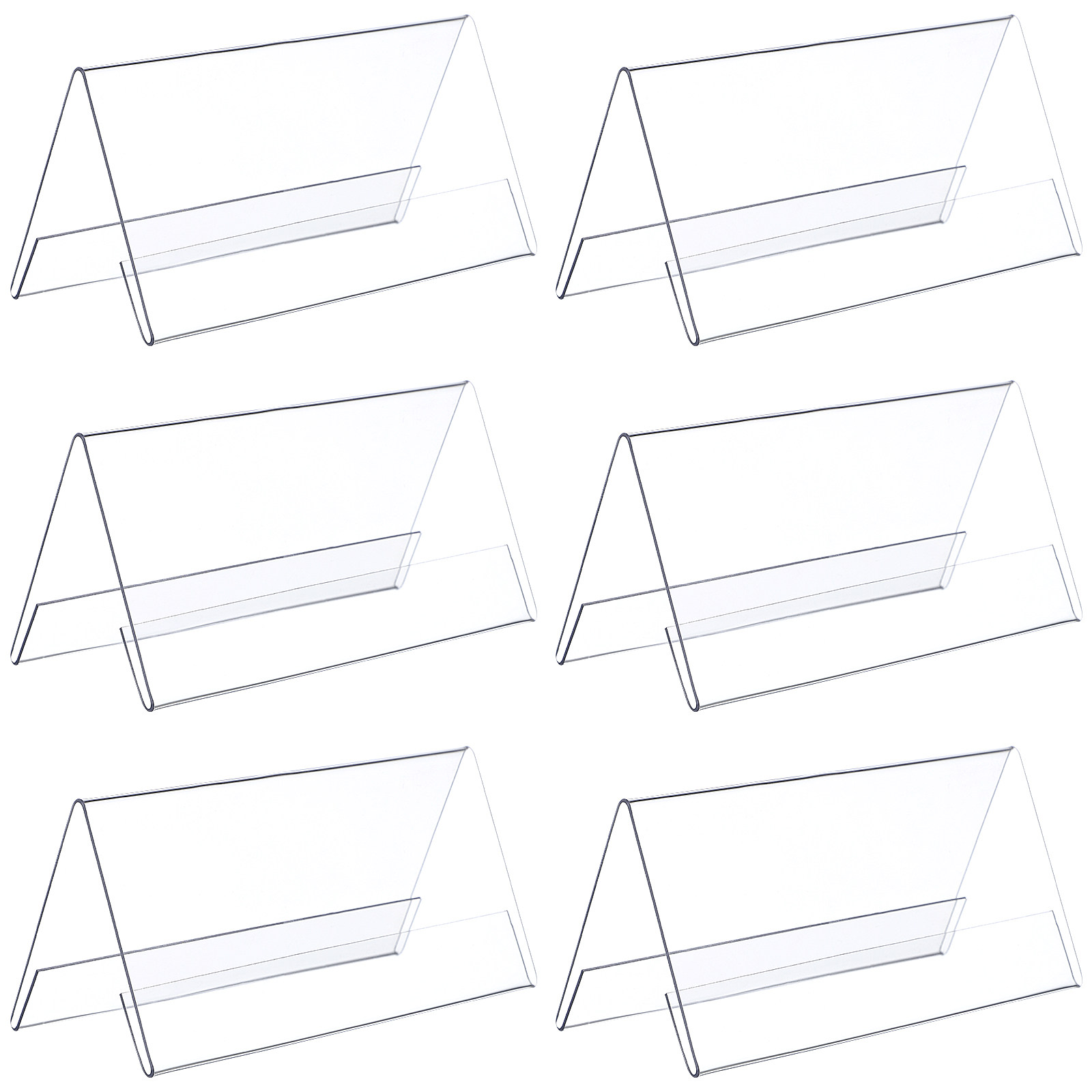 6Pcs Safe Smooth-Edge Acrylic  - Desk Name Plate のレビューと価格