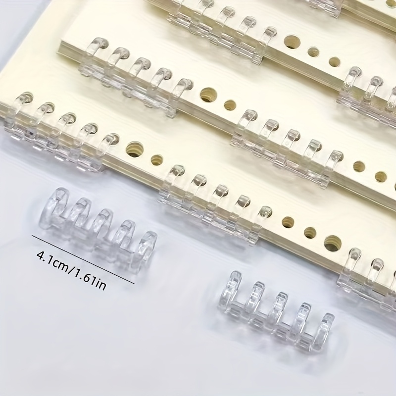 10Pcs 5-Ring Binding Spines Sn - Binding Comb Plastic のレビューと価格