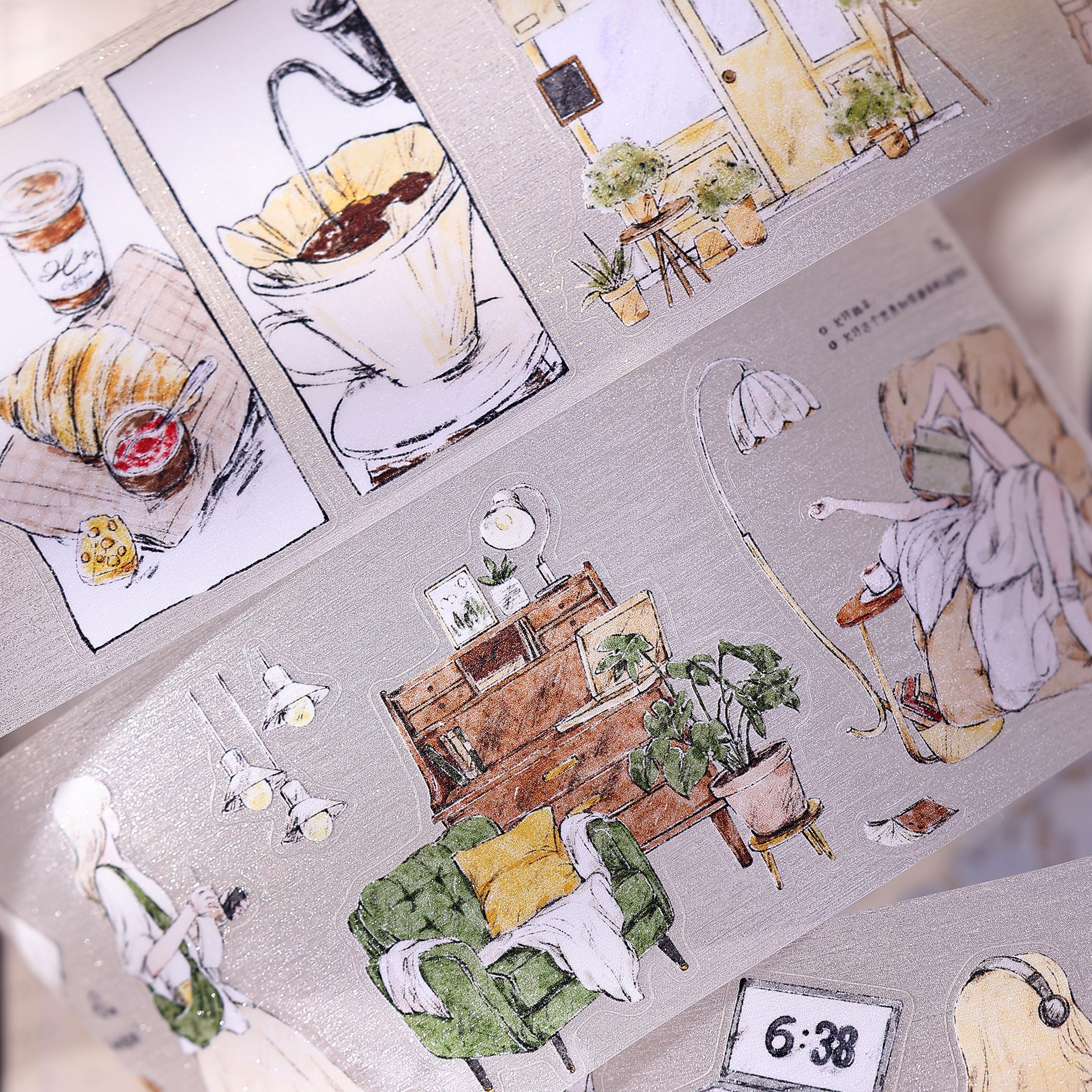 XiaoBaiJia Studio Vintage Girl - Washi Tape Set のレビューと価格