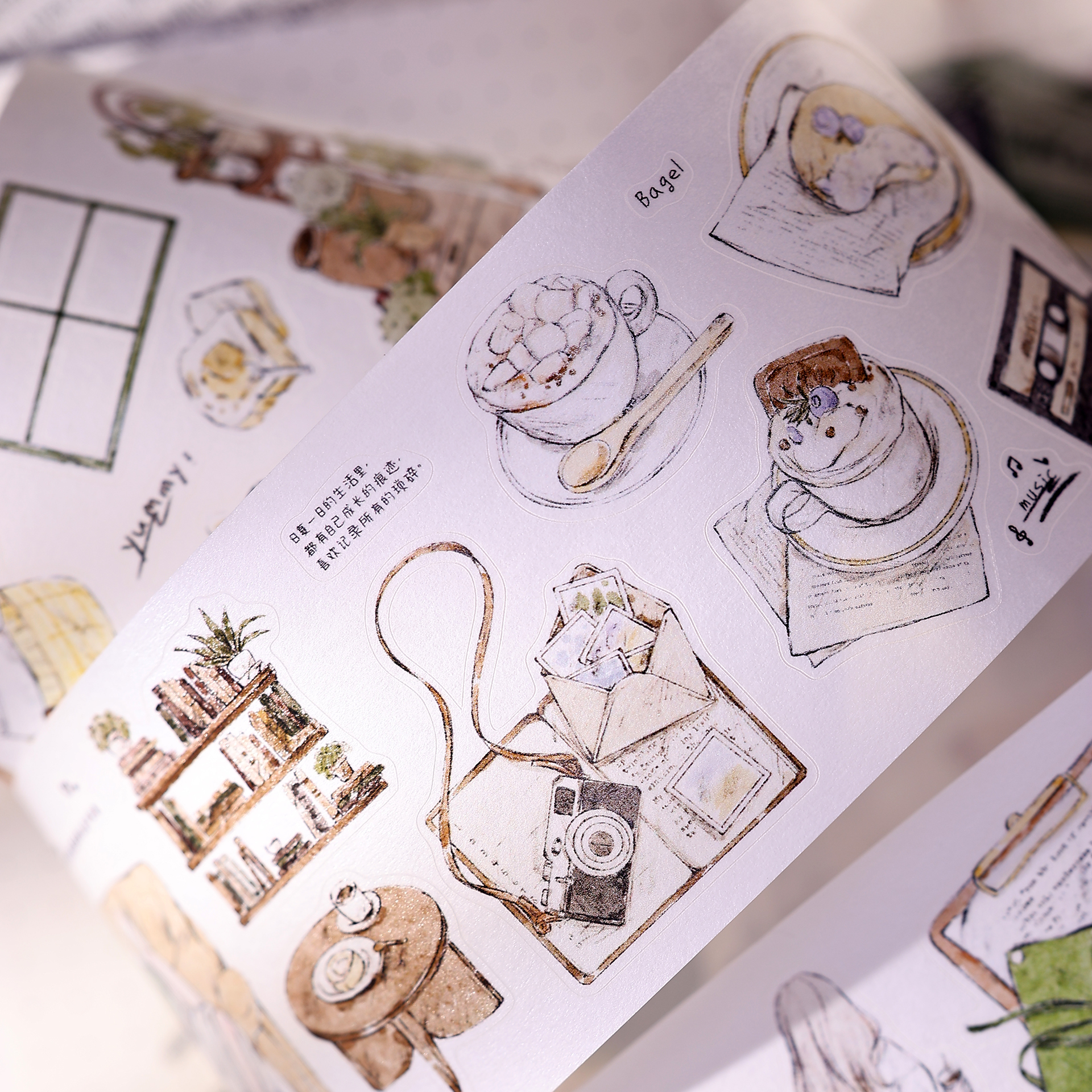 XiaoBaiJia Studio Vintage Girl - Washi Tape Set のレビューと価格