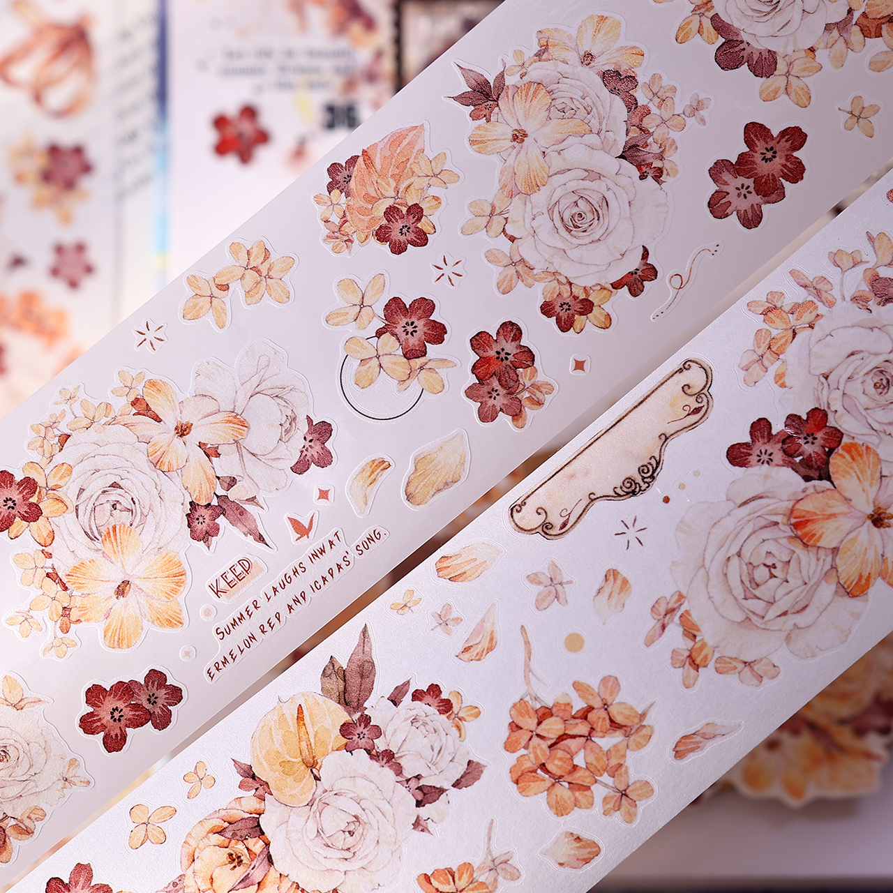 XiaoBaiJia Studio Vintage Red- - Washi Tape Set のレビューと価格