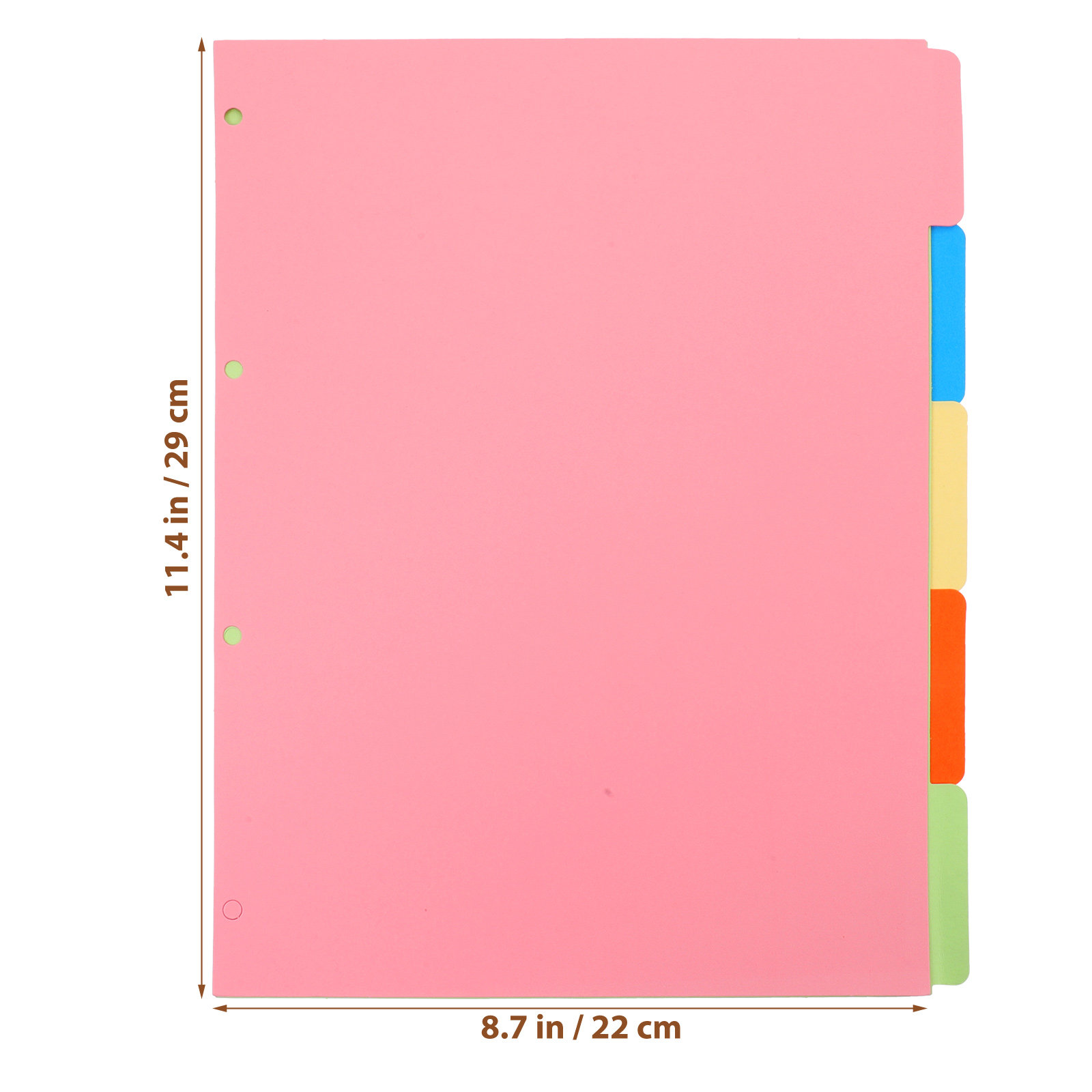 2Sets Binder Dividers Colored  - Index Tab Divider のレビューと価格