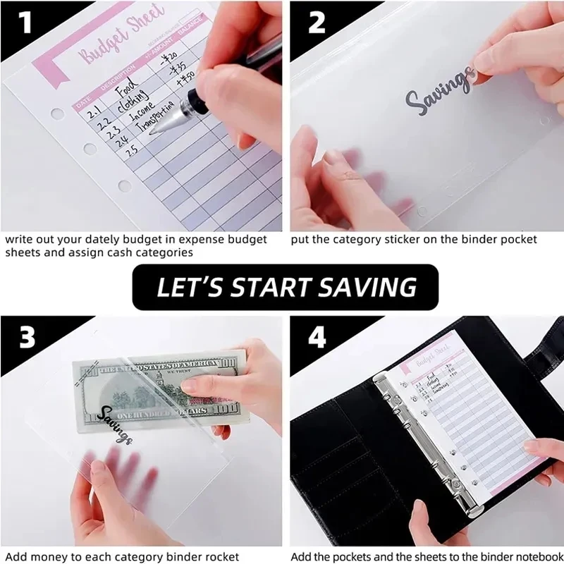 Macaron Color A6 Budget Binder - Planner Weekly Budget のレビューと価格