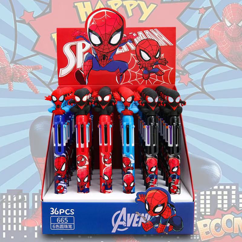 36pcs-Spider Man 6 Colors Ball - Stationery Supplier のレビューと価格
