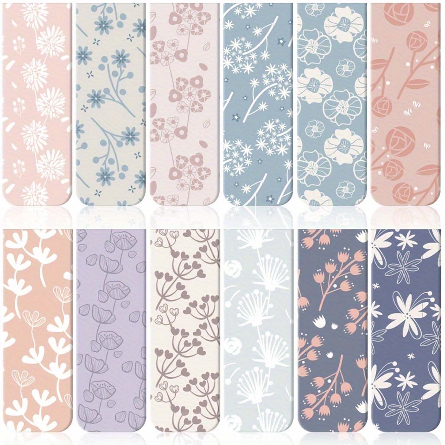 12pcs Flower Magnetic Bookmark - Bookmark Magnetic Clip のレビューと価格