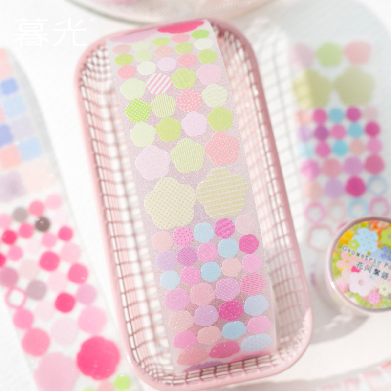 1 Roll Minimalist Basic Dot Wa - Washi Tape Set のレビューと価格