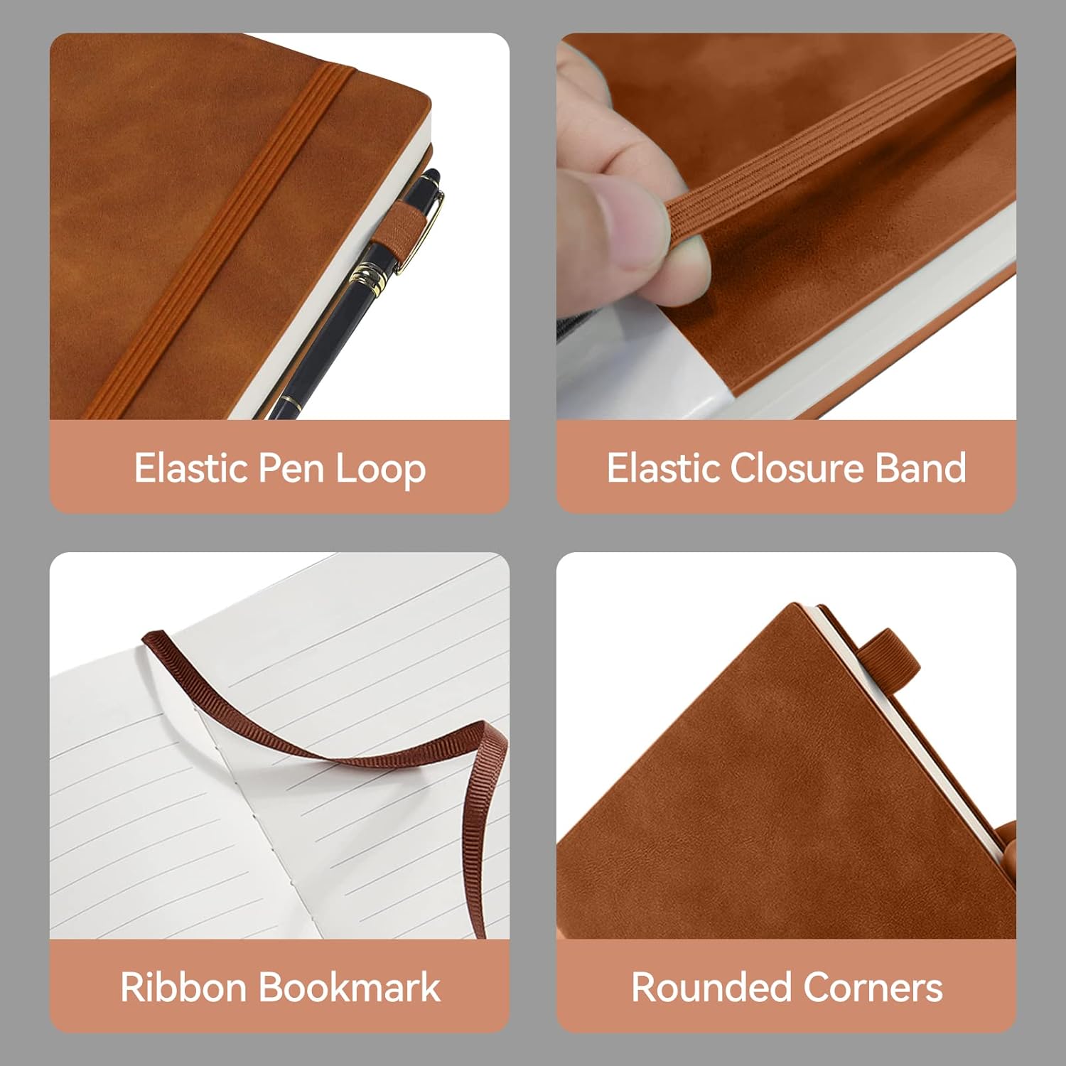 A5 Leather Journal Notebook 20 - Journal Leather Hardcover のレビューと価格