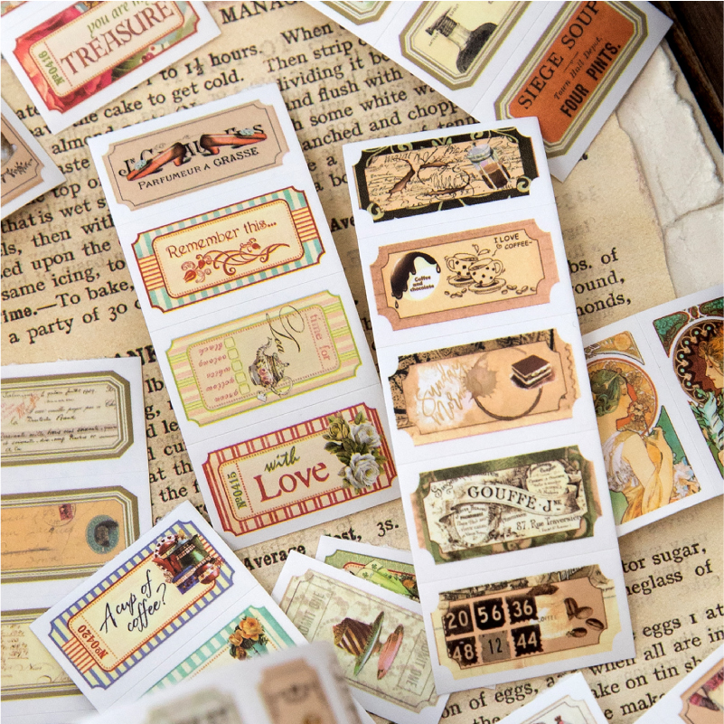 25mm*2m Vintage Letter Washi D - Washi Tape Set のレビューと価格