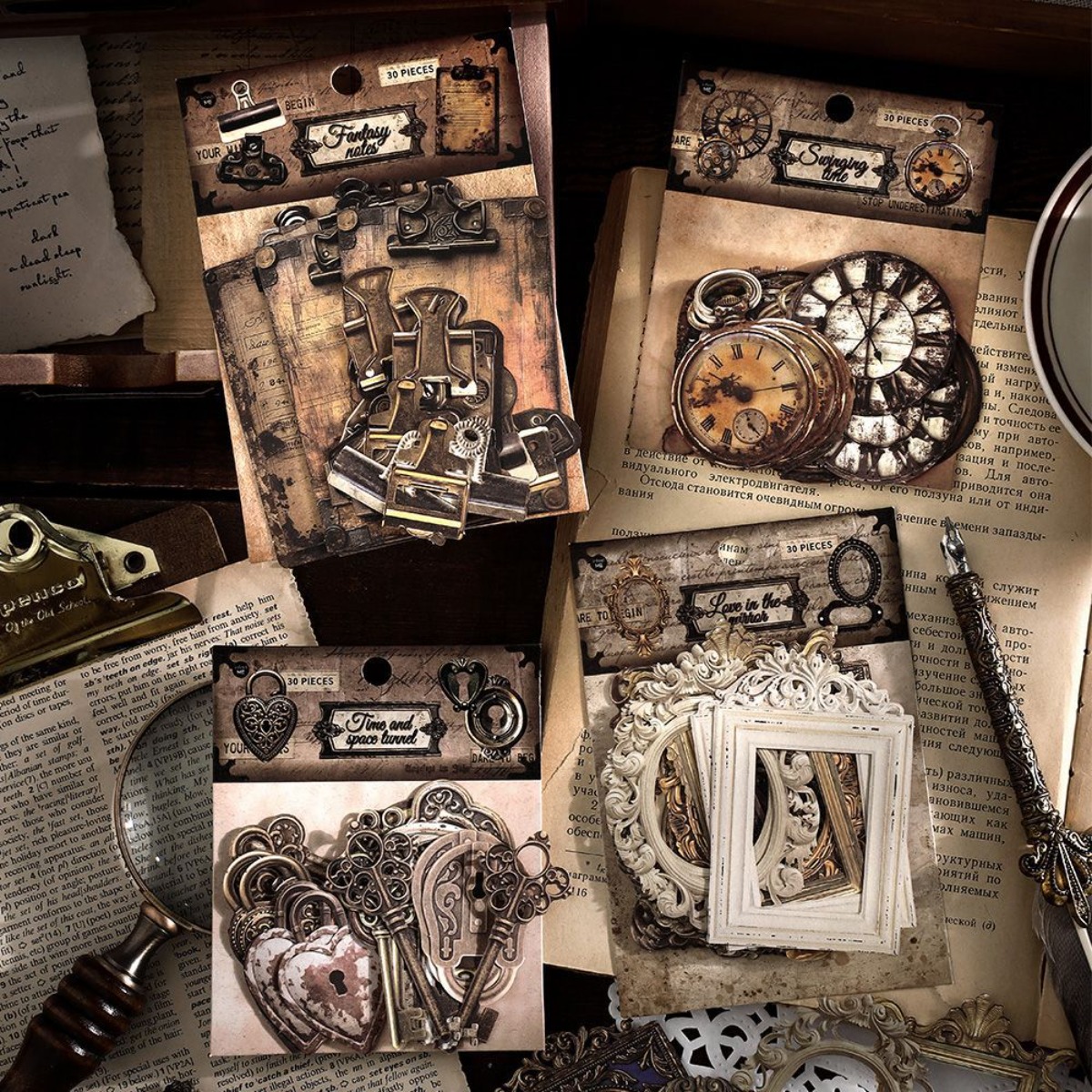 Vintage Nostalgic Gear Frame D - Stationery Supply Business のレビューと価格