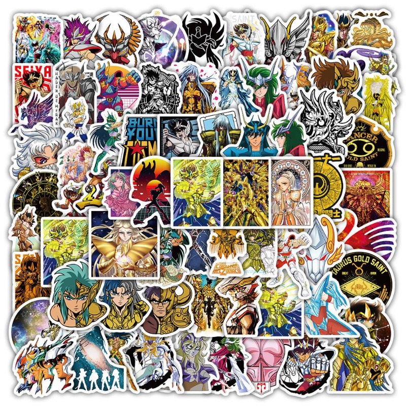 101Pcs Saint Seiya Anime Stick - Stationery Office のレビューと価格