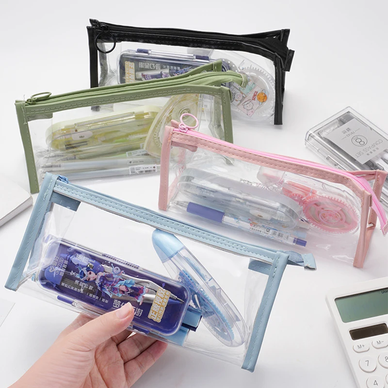 Transparent Pencil Case Large  - Office Supply Office Stationery Items のレビューと価格