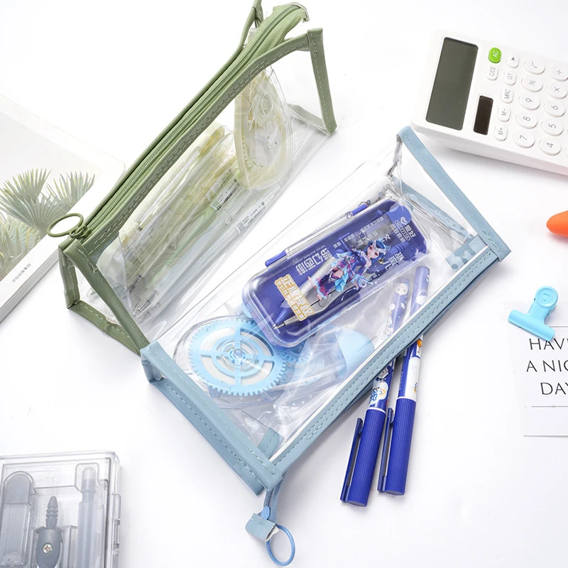 Transparent Pencil Case Large  - Office Supply Office Stationery Items のレビューと価格