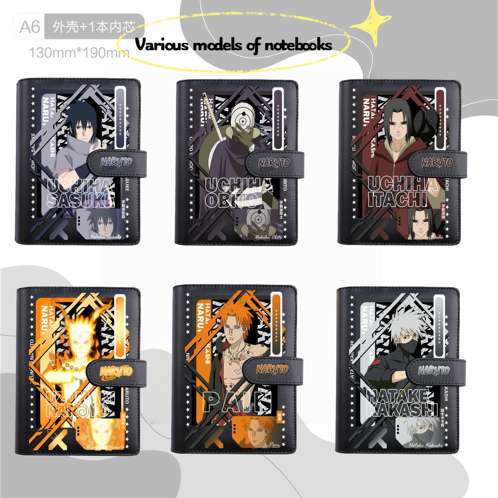 Naruto Notebook Kakashi Obito  - Office Supply Office Stationery Items のレビューと価格