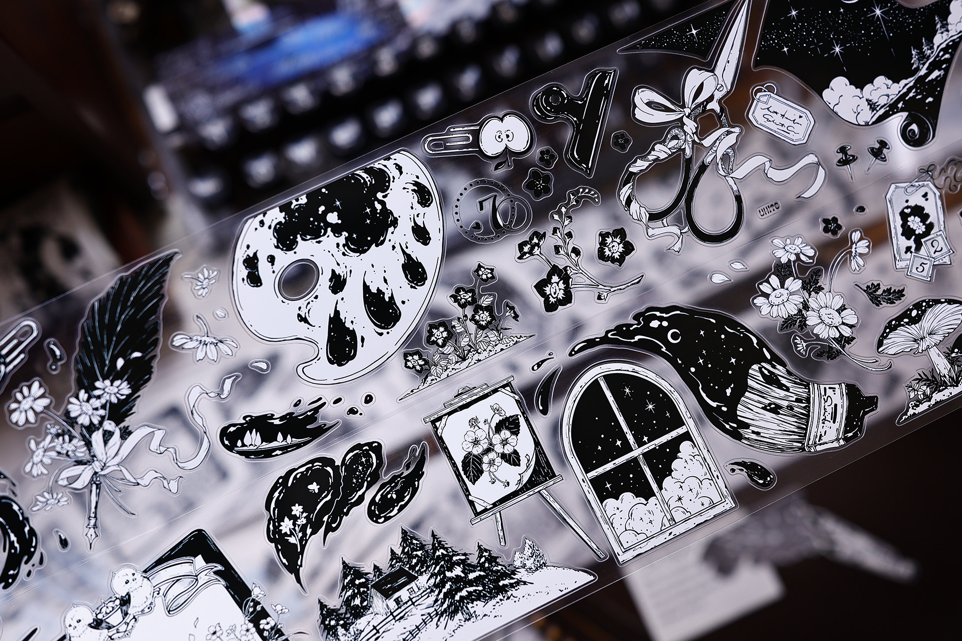 XiaoBaiJia Studio Vintage Blac - Washi Tape Set のレビューと価格