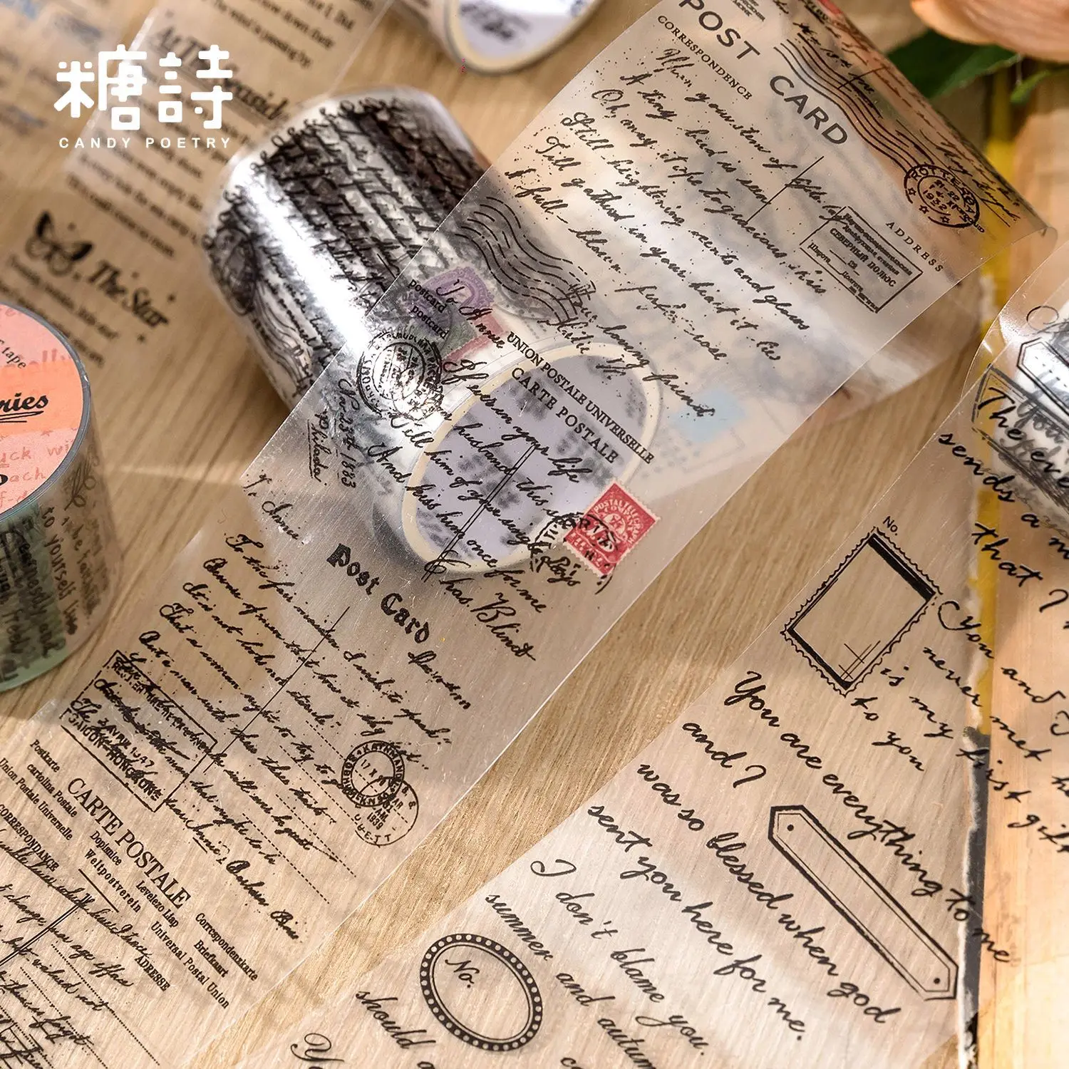 Transparent English Phrase Was - Washi Tape Set のレビューと価格
