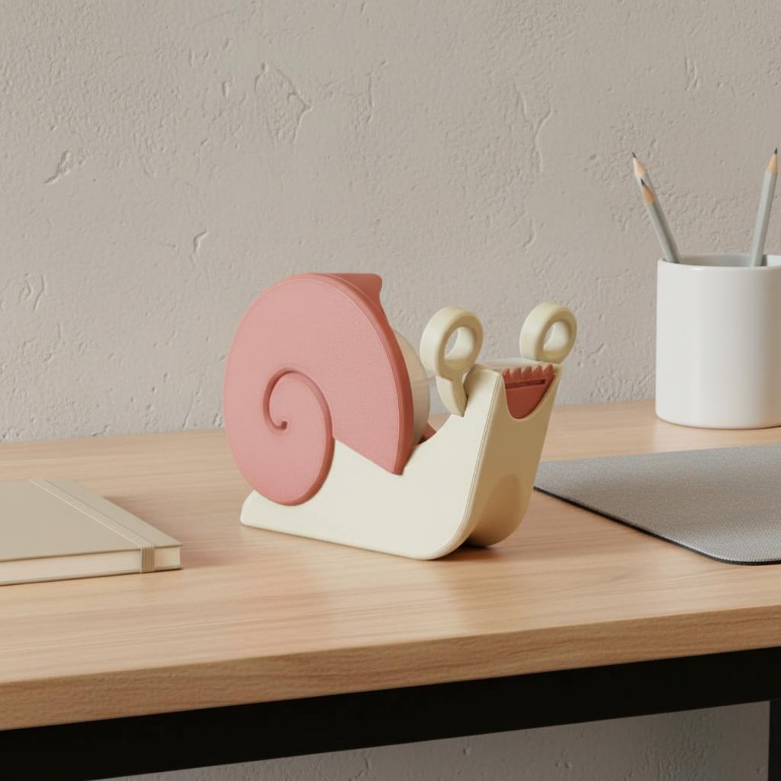 Snail-Shaped Tape Dispenser Pi - Stationery Office のレビューと価格