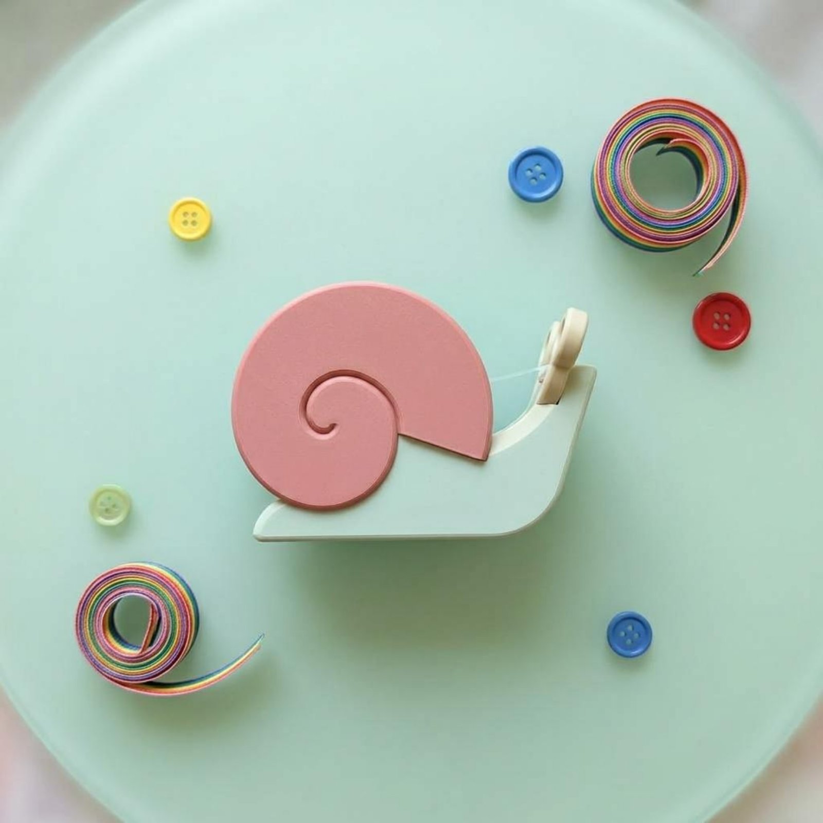 Snail-Shaped Tape Dispenser Pi - Stationery Office のレビューと価格