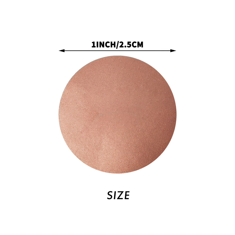 50-300pcs Round Rose Gold Scra - Label Printer Tape のレビューと価格