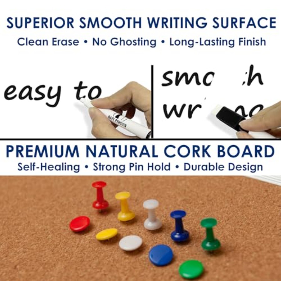 Combination Whiteboard Bulleti - Whiteboard Marker Set のレビューと価格