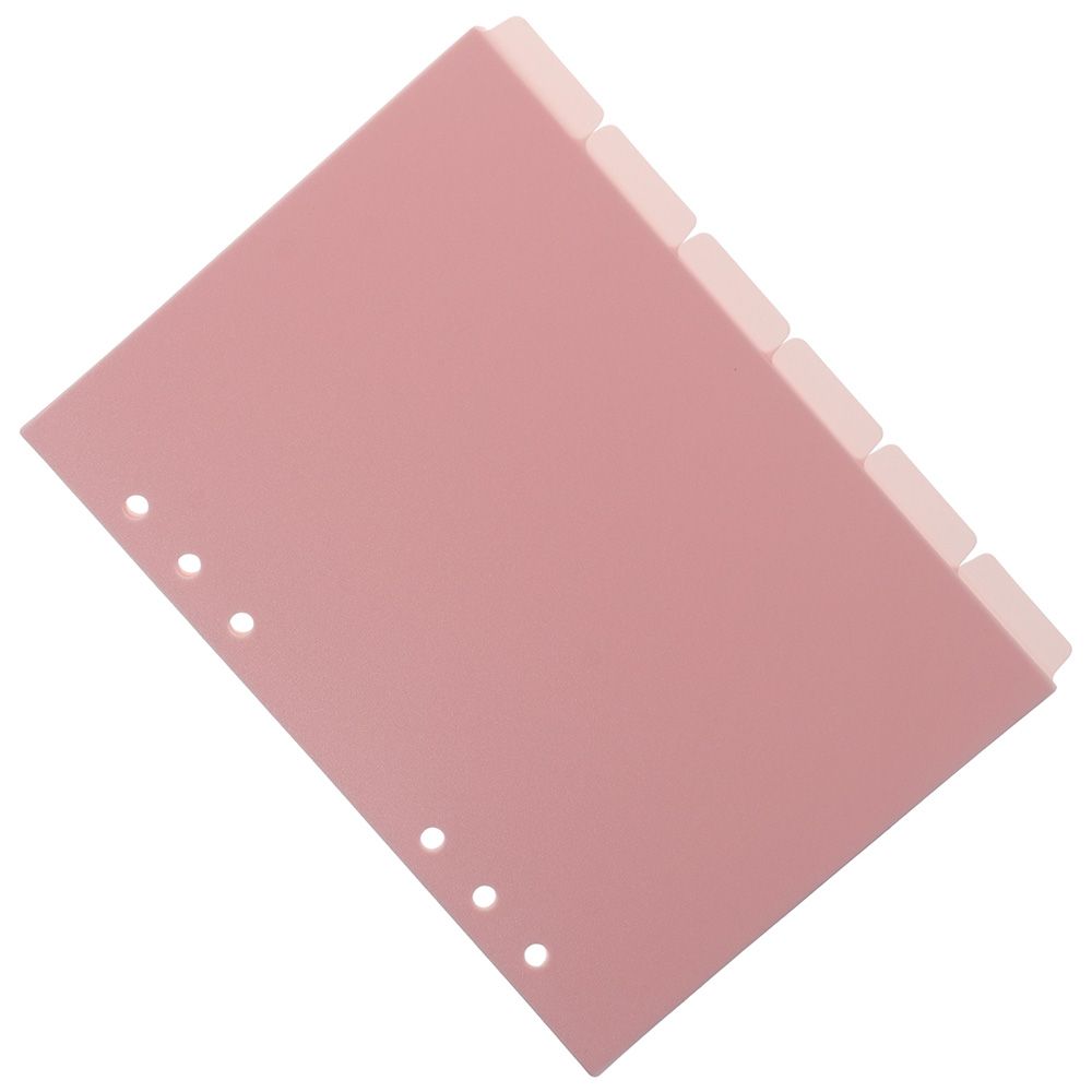6 PCS A5 Binder Divider,Pink 6 - Index Tab Divider のレビューと価格