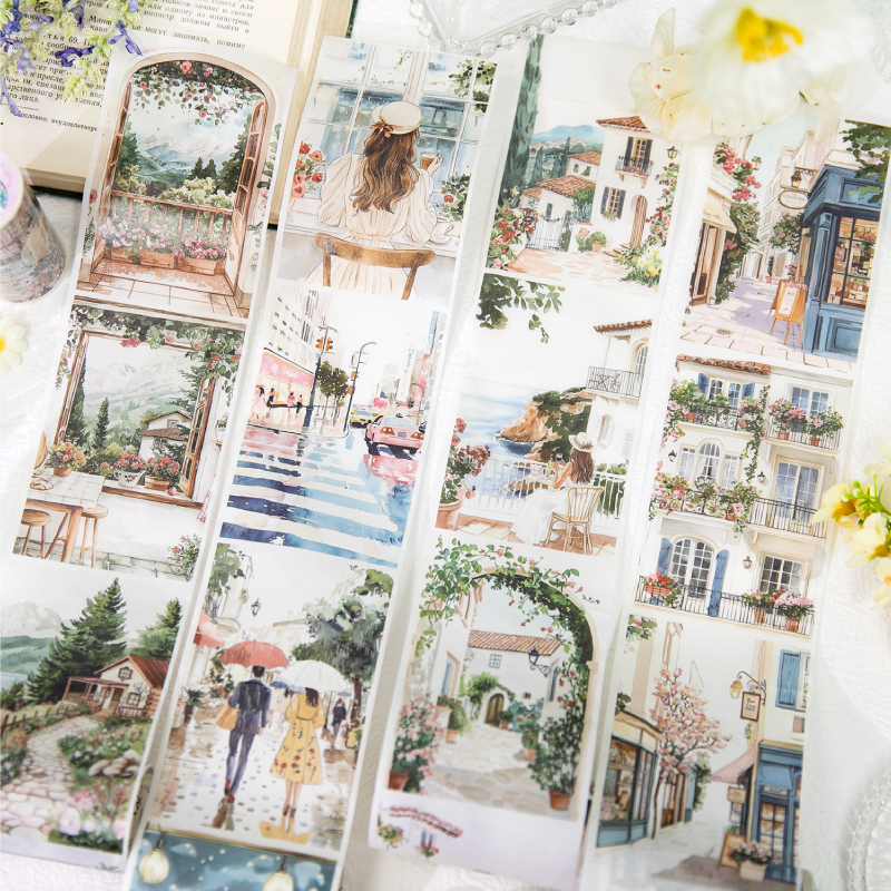 JIANQI 80mm*2m Vintage Washi P - Washi Tape Set のレビューと価格