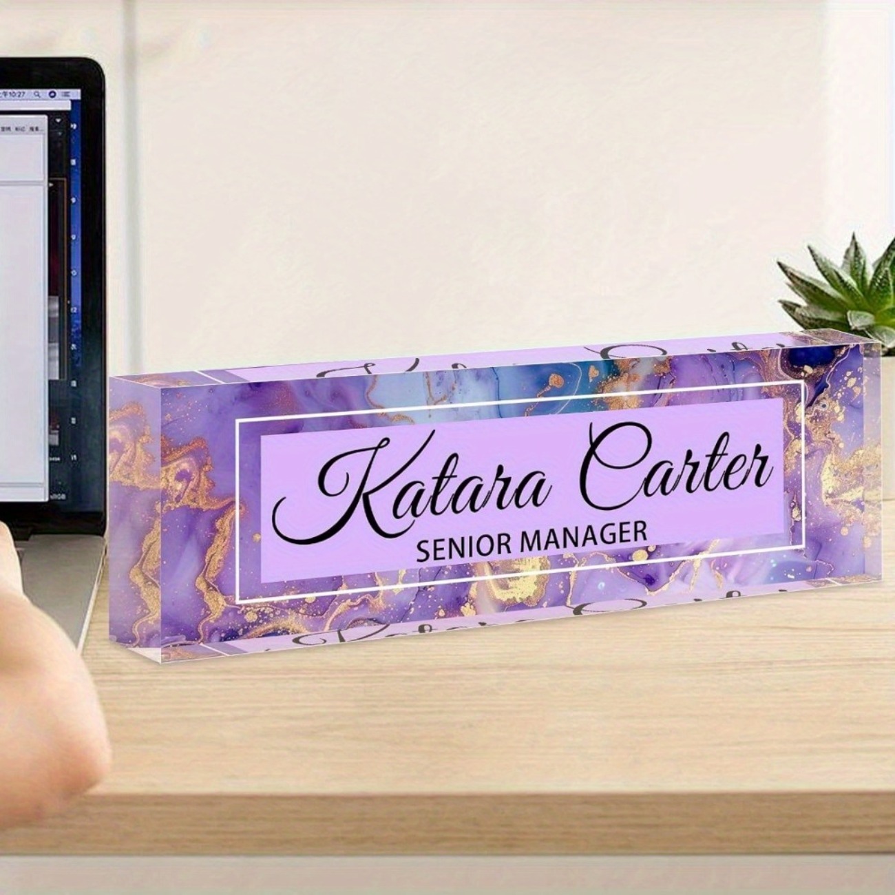 Custom Acrylic Desk Name Plate - Desk Name Plate のレビューと価格