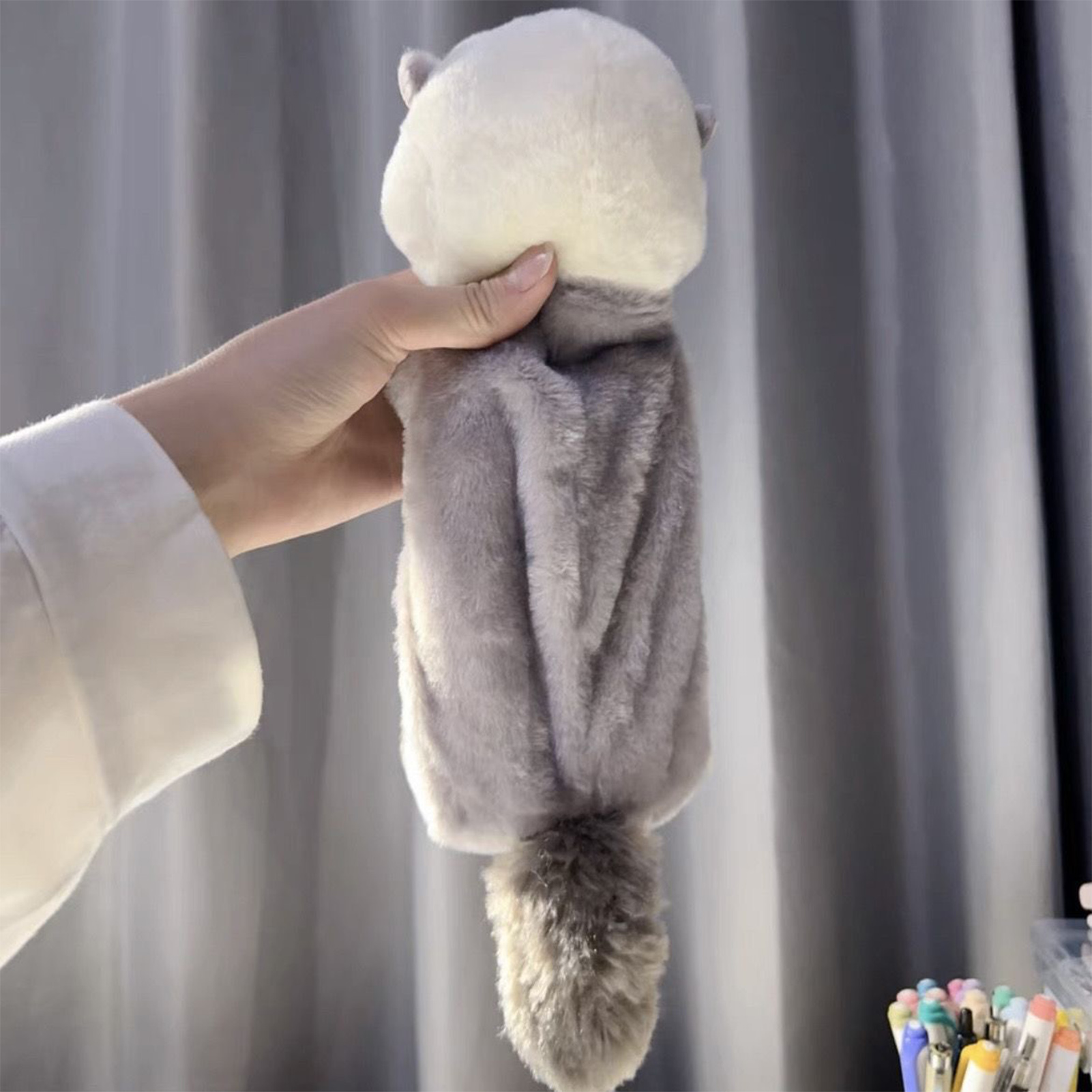 Creative Plush Toy Pencil Case - Stationery Office のレビューと価格