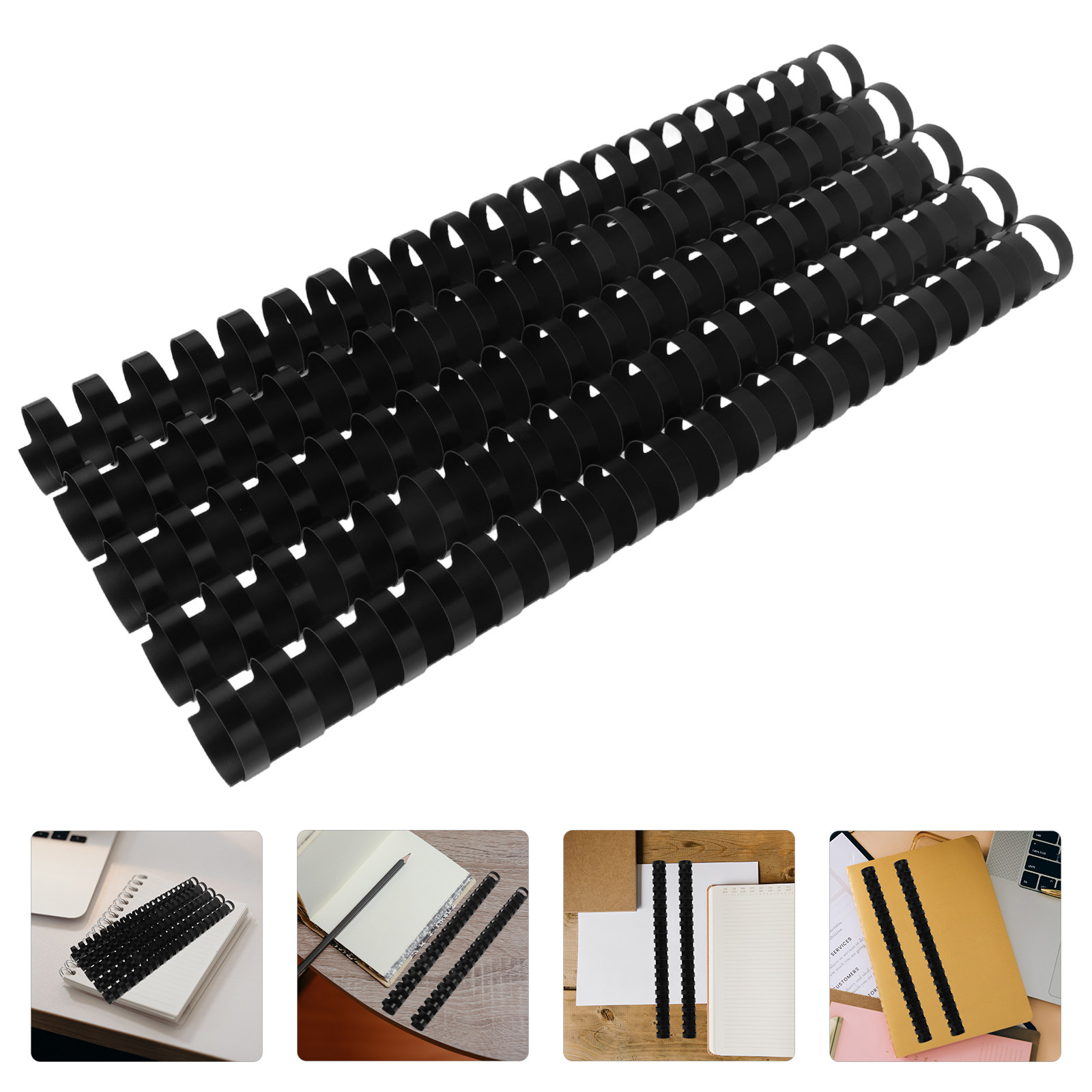 50Pcs Binding Rings Plastic 21 - Binding Comb Plastic のレビューと価格