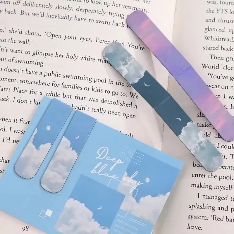 2pcs Fantasy Landscape Bookmar - Bookmark Magnetic Clip のレビューと価格