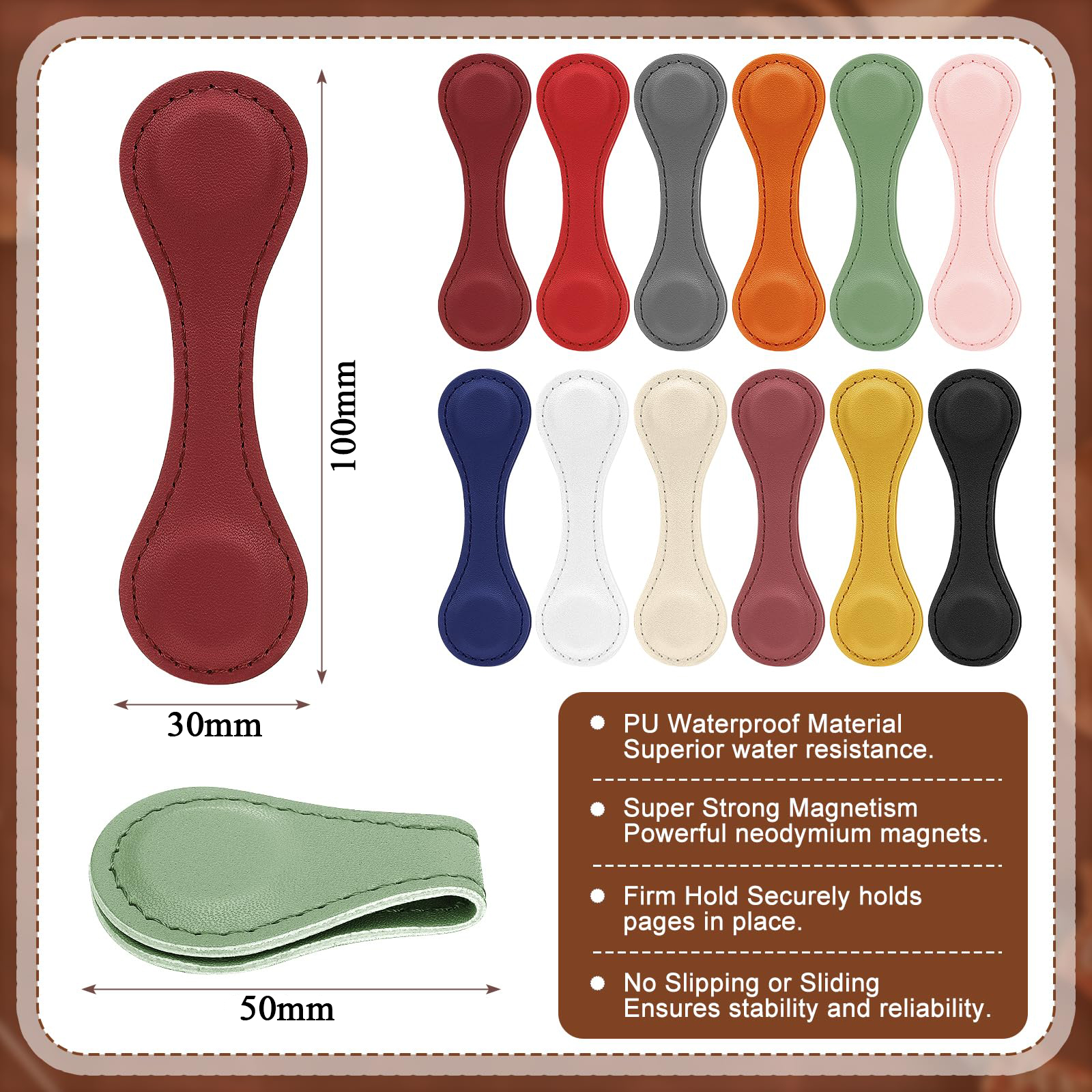 5pcs Magnetic Clip Sleeve Magn - Bookmark Magnetic Clip のレビューと価格
