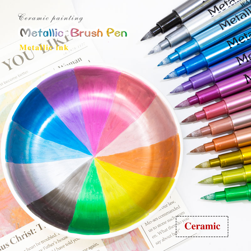 24 Colors Metallic Acrylic Pai - Whiteboard Marker Set のレビューと価格
