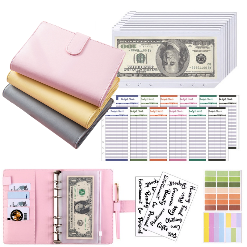 A6 PU Leather Budget Binder wi - Planner Weekly Budget のレビューと価格