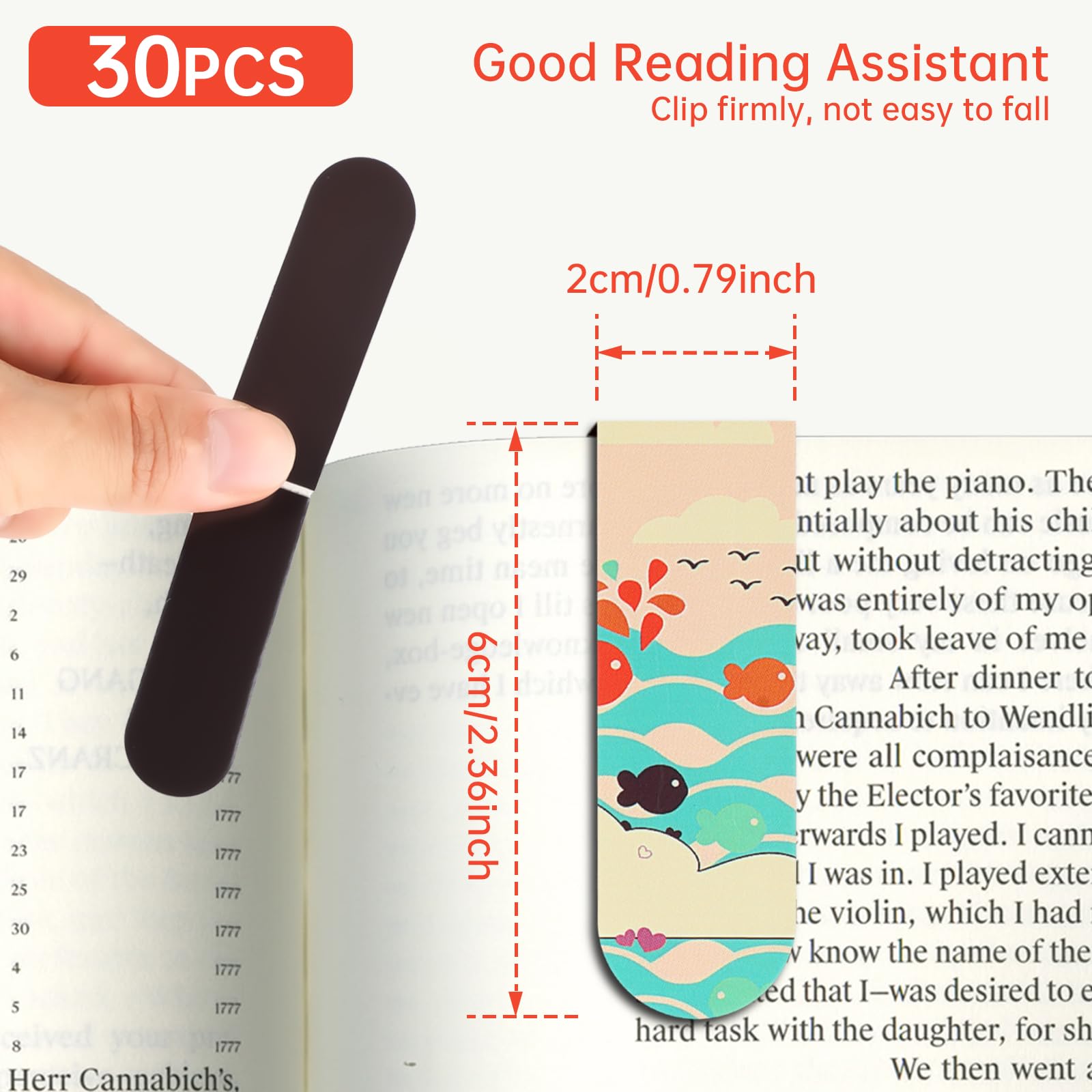 18pcs/30pcs Magnetic Bookmarks - Bookmark Magnetic Clip のレビューと価格