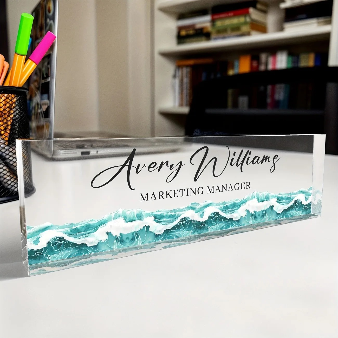 Custom Personalized Acrylic De - Desk Name Plate のレビューと価格