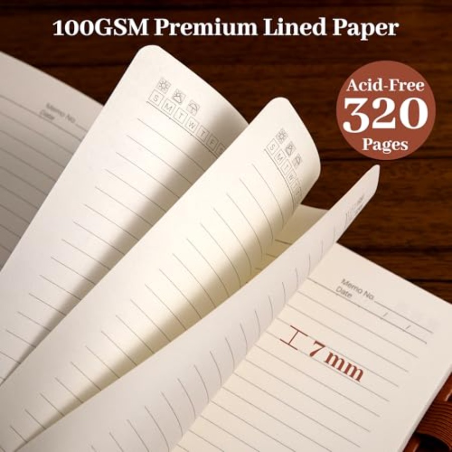 Leather Bound Journal for Men  - Journal Leather Hardcover のレビューと価格
