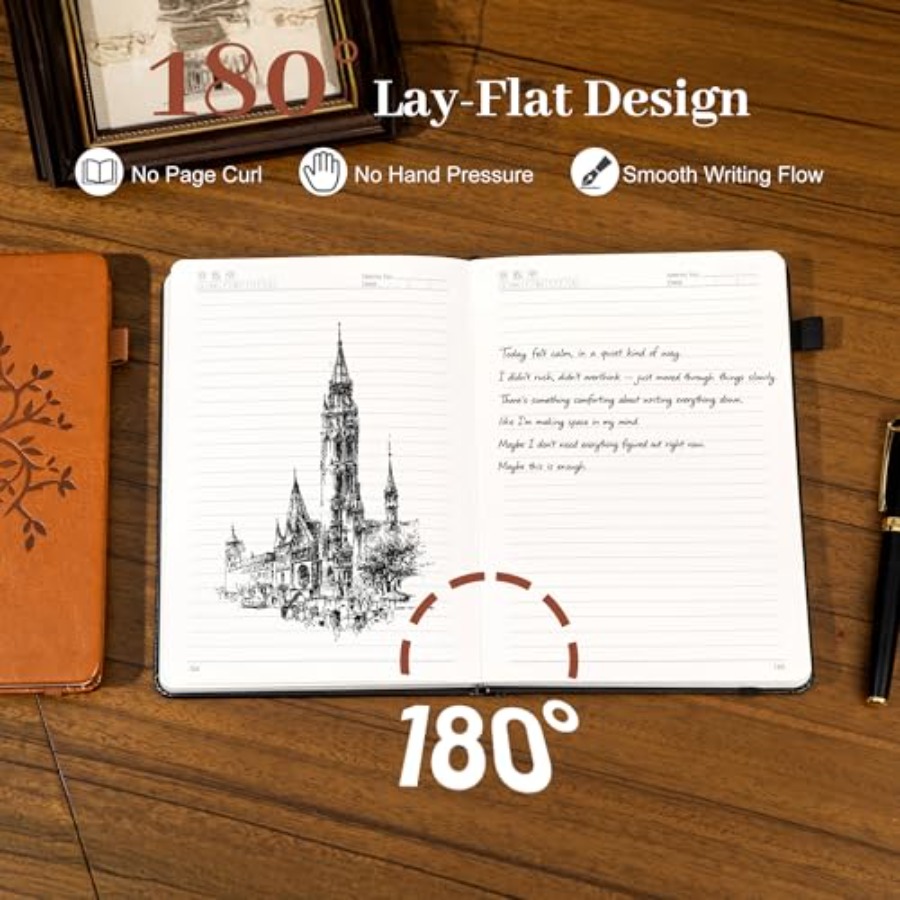 Leather Bound Journal for Men  - Journal Leather Hardcover のレビューと価格
