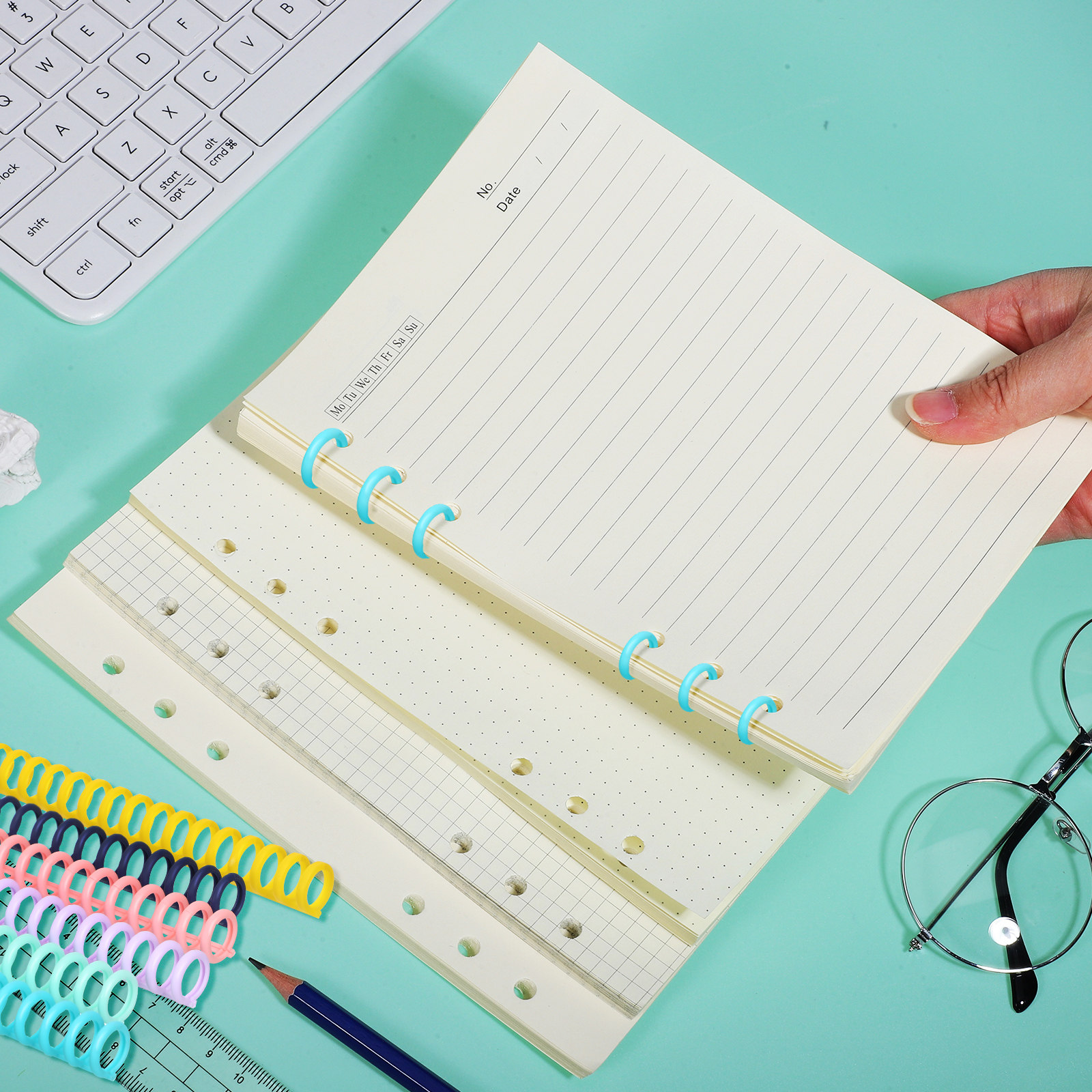 12Pcs Adjustable Binding Combs - Binding Comb Plastic のレビューと価格