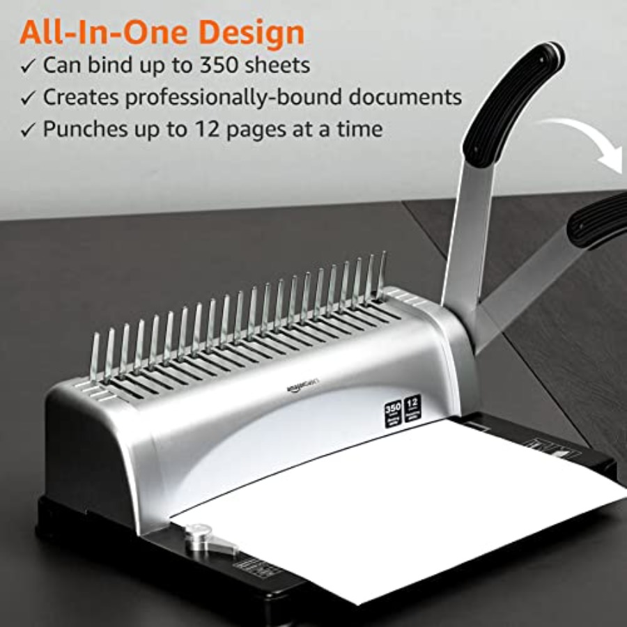 Basics Comb Binding Machine fo - Binding Comb Plastic のレビューと価格